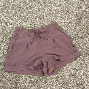 Purple dry-fit shorts